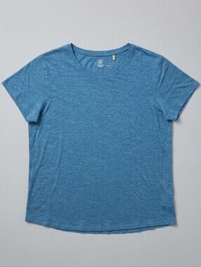 Tasc Performance Recess Fitness Tee S Small Blue Ridge Heathered Denim